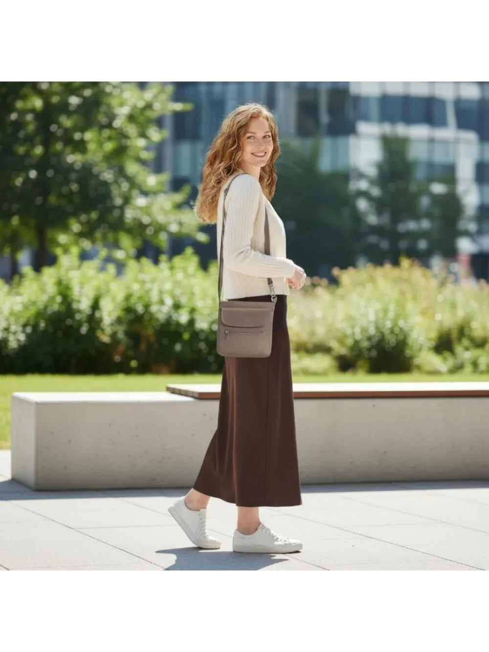 Anti-Theft Classic Mini Shoulder Bag for Travel, Everyday Use, and Security